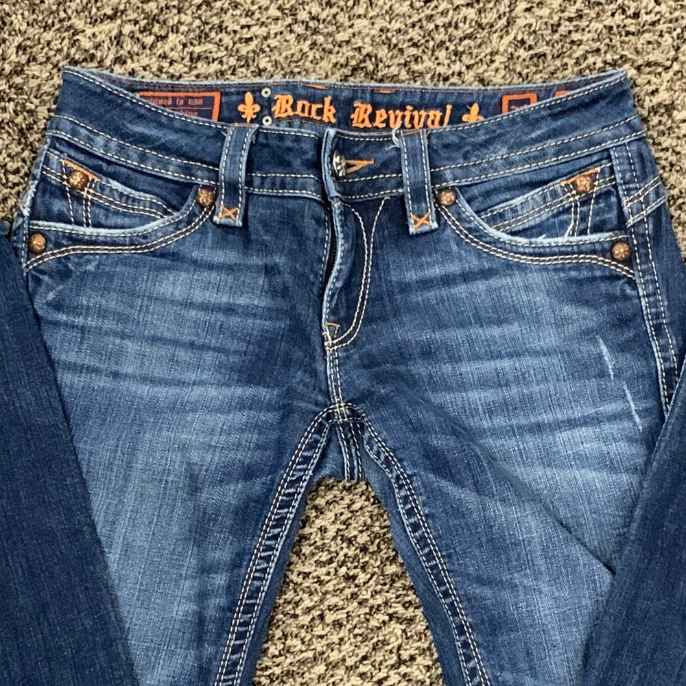 Rock Revival Jeans, fair condition.